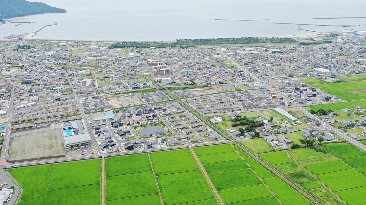 Ishinomaki City　Disaster-affected Urban Area Reconstruction Land Readjustment Project (2011–2021) example1