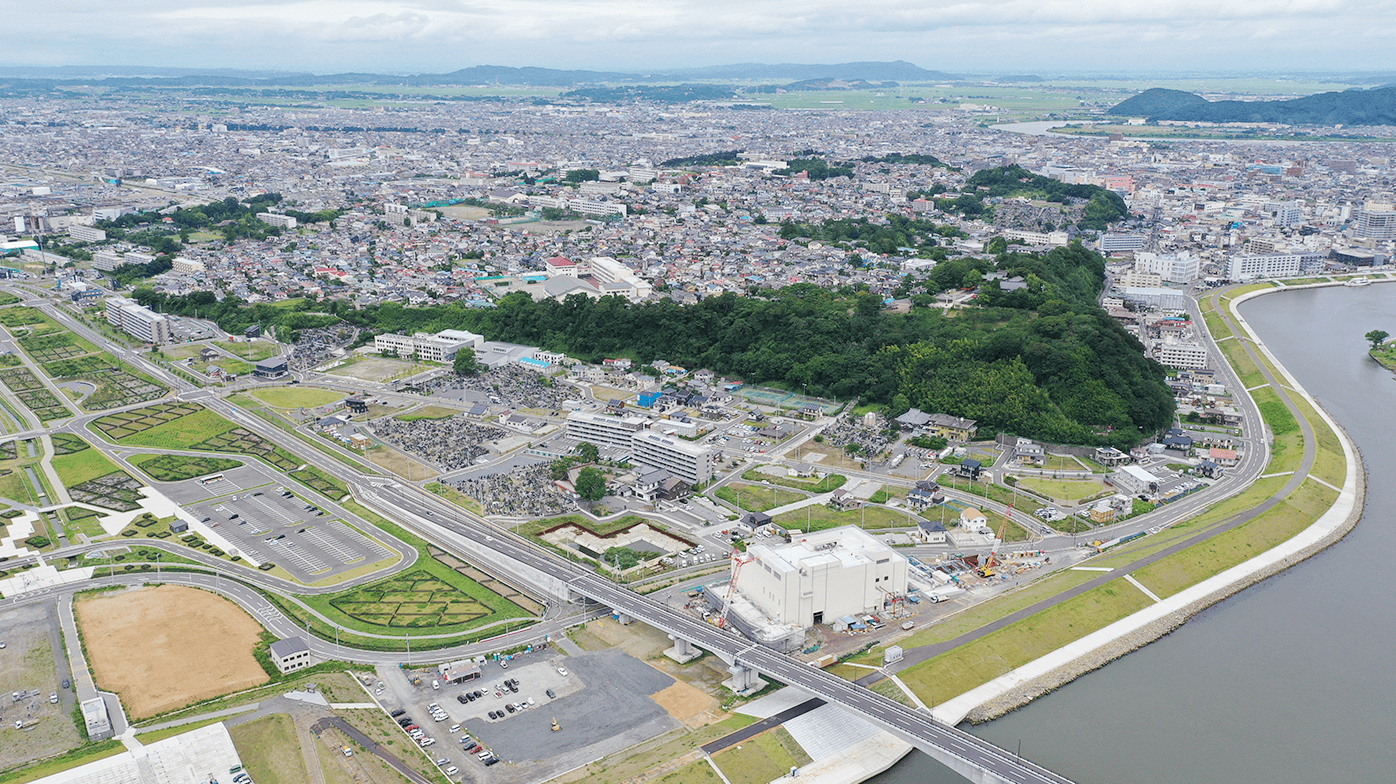 Ishinomaki City　Disaster-affected Urban Area Reconstruction Land Readjustment Project (2011–2021) example2