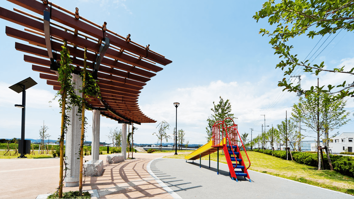 Sekinoshita land readjustment project, Natori City, and Shimomasuda Rinku land readjustment project
/ Natori Rinku Town (2003–2012) example3
